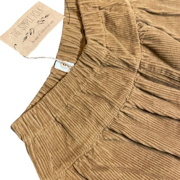 NWT The Simple Folk Kids Wide legged Cotton Corduroy Culotte size 8-9 - Picture 4 of 6